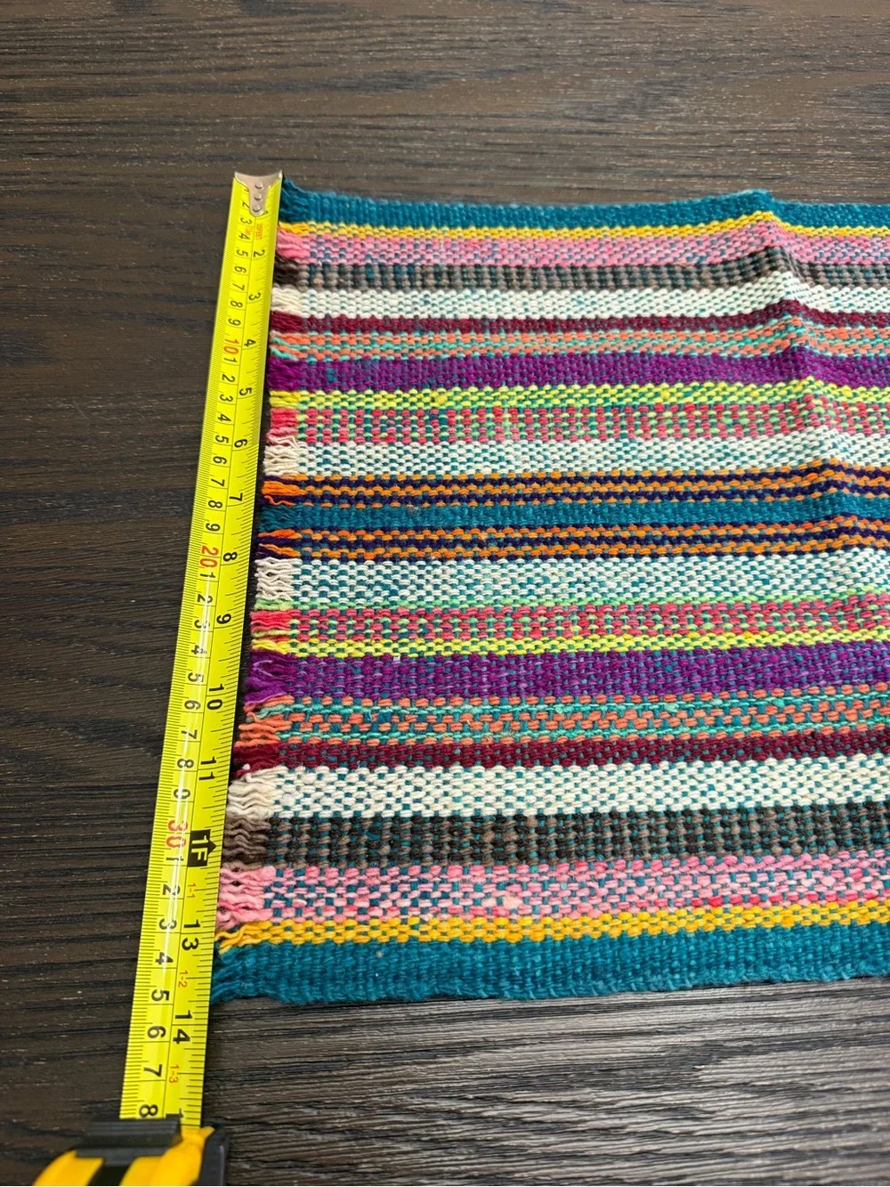 Illari Handmade Peruvian 100% Sheep Wool Placemats Set of 6 Woven Artisan